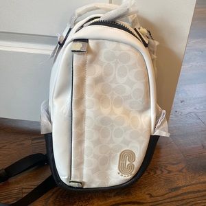 Coach Edge Crossbody Backpack in Colorblock Signature Canvas NWT